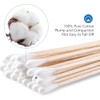 JMU 6 Inch Sterile Cotton Tipped Applicators, 200 Count Long