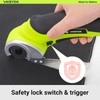 WISYOK Cordless Electric Scissors, 4.2V Rechargeable Cardboard Cutter with Safety