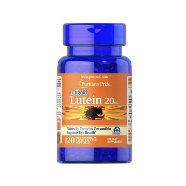 Puritan's Pride Puritan's Pride Lutein 20 mg with Zeaxanthin Softgels,
