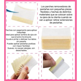 160 Parches Para Remover O Retirar Pestañas, Maquillaje                                                                                               