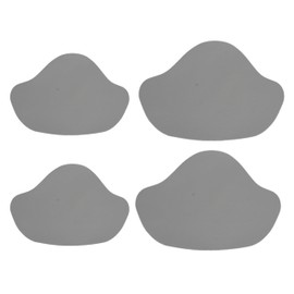 prendre PR-KAKATOPAD-GY Heel Repair Sheet, Set of 4, 2 Sizes, Shoe Patches, Seals, Heel Tears, Repair, Reinforcement, Inside, Shoe Supplies, Sneakers, Pumps, Boots, Just Stick On Inside (Gray)