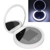 UV Mirror Sunscreen Testing Camera with Light 2X Magnification Travel