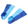 2pcs Swim Fins 2 Colour Blue Silicone Anti Slip Swimming