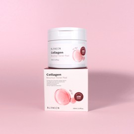 blancen Skin texture refinement, dead skin cell management, Blanccen collagen toner pad, 100 sheets, elasticity skin essence, soothing pack / 피부결 정돈 각질 관리 블랑센 콜라겐 토너 패드 100매 탄력 스킨 에센스 진정팩