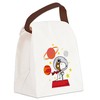 CafePress Space Snoopy Canvas Lunch Bag with Strap Handle