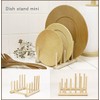 La-Luz 107930 Dish Stand, Natural, Mini