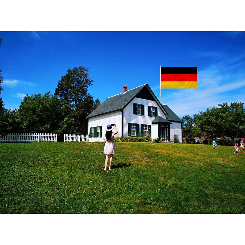 Large German Flag, 3X5Ft Germany Banner Decor, Deutschland Indoor Outdoor
