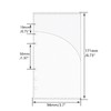 Mogoostry A6 Binder Pocket 12pcs 2 Layer Budget Sheet Sleeves