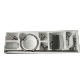 Roalflux Juego De Accesorios Para Baño Plateado 6 Piezas Roalflux