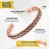MagnetRX MagnetRX? Women's Adjustable Copper Bracelet Cuff C 99.9% Pure
