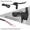 VGEBY 1 Pair E-Bike Brake Levers, 2 Wires Bicycle Handle