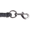 PFIFF 102963 Lead Rope with Carabiner Hook, Plain Knit, Grey,