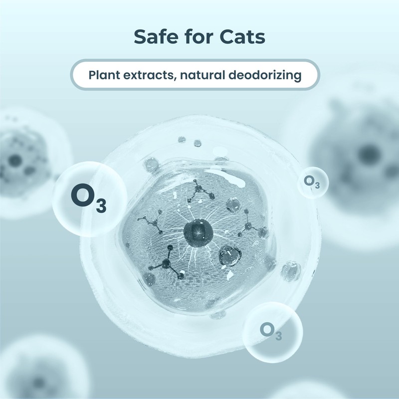 HHOLOVE Deodorizer 4-Pack for Self Cleaning Cat Litter Box, for