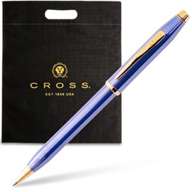 CROSS Century II Lavender Blue Ballpoint Pen [Premium Gift Box + Gift Shopper] Premium Permanent Ballpoint Pen, Medium Point "Present or Gift" Gift, Father's Day, Promotion Gift