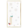 Nubby Christmas Snow Celebration Bags, 2 Pieces, Embossed, Bill Free