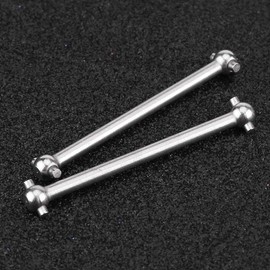 SUNGOOYUE RC Car Drive Shafts, Metal Replacement Dog Bone Axles for A959 A969 A979 Models | 5cm Zinc Alloy RC Accessories (2-Pack) for Off-Road Racing