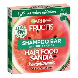 🍉✨ Garnier Fructis Hair Food Sandía | Kit de Brillo y Volumen: Shampoo en Barra + Mascarilla 3 en 1 💖🌿