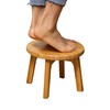 GOBAM Bamboo Step Stool, 7.3 inches - Sturdy Foot Stool