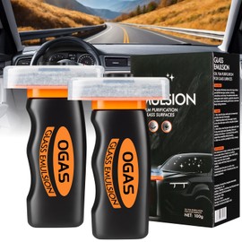 Car Oil Film Cleaner,Glass Emulsion Cleaner,Handle Oil Film Remover&Windshield Cleaner For Cars Window, Glass Emulsion, Crystal Clear View