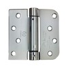 Spring Self-Closing Hinges, 4 Inch Square with 5/8 Inch Polished