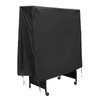 Ping Pong Table Cover Black Zippered 210 Silver Coated Waterproof