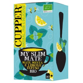 CUPPER Infuso My Slim Mate Bio con Matè Menta Limone 20 Bustine