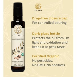 Black Truffle Oil from Italy with Extra Virgin Olive Oil - Organic Truffle Infused Olive Oil. Enhance Your Favorite Dishes