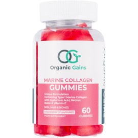 OG Marine Collagen Gummies | Superior Type 1 Hydrolysed Collagen Peptides | Unique Formulation with Hyaluronic Acid, Retinol, Biotin and Vitamin C
