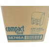Compact Quad Vertical Four Roll Coreless Tissue Dispenser #56744A