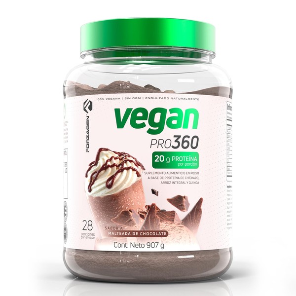 Forzagen Vegan Protein 360 2 Lbs 27 Servings, Plant Based