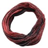 Freak Scene Infinity Scarf - Loop Scarf - black-red -
