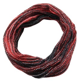 Freak Scene Infinity Scarf - Loop Scarf - black-red - 33 cm