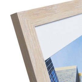Hampton Frames OSLO A4 (21x30cm) Natural Wood Effect Picture Poster Photo Frame Plexi (Non-Glass) OSLA4NG