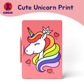 KIDOJO LCD Writing Tablet for Kids 10 Inch, Unicorn Doodle Board for Girls, Toddlers Drawing Pad, Electronic Writing Board, Educational & Learning Toy, Pink