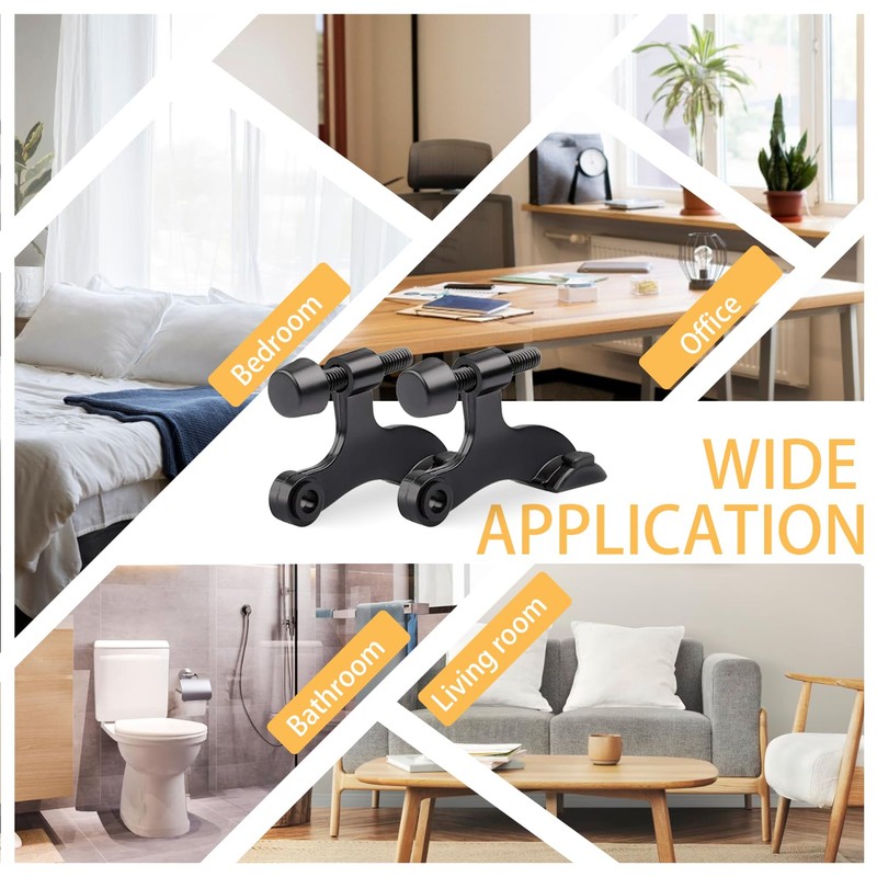 Door Stoppers 5 Pack Hinge Pin Door Stops, Adjustable Door