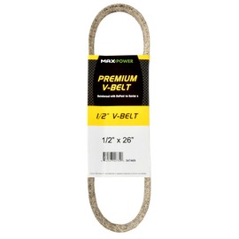 Maxpower 347469 Premium Belt Reinforced with Kevlar Fiber Cords, 1/2" x 26"