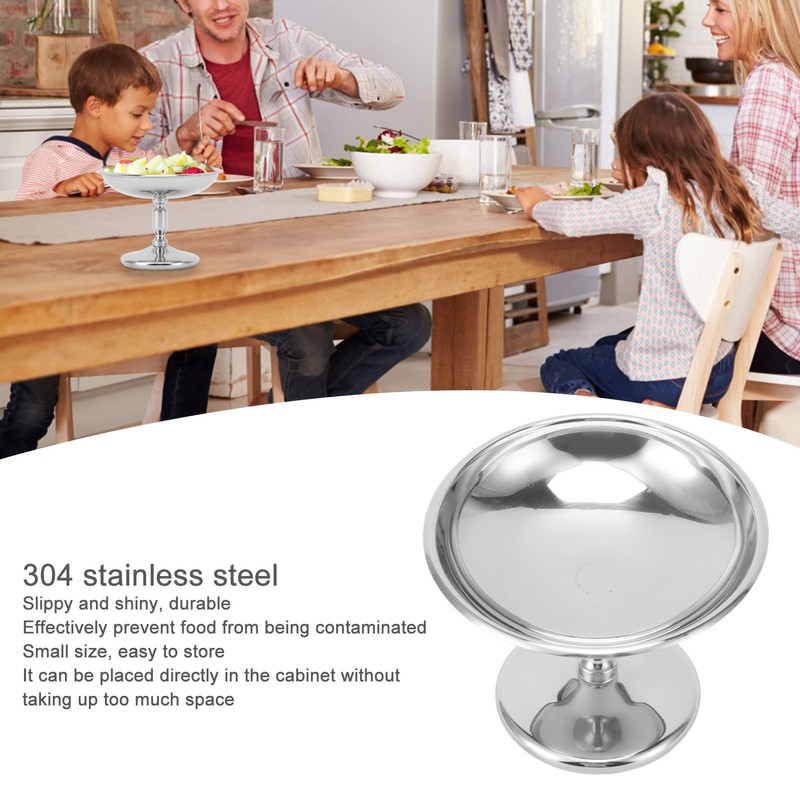 304 Stainless Steel Dessert Cup Vintage Durable Pudding Milk Jelly