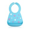 Nuby 3D Soft Silicone Baby Bib with Scoop - Silicone