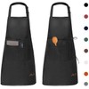 Viedouce 2 Packs Apron Cooking Kitchen Waterproof,Adjustable Chef Apron with