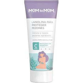 Mom To Mom Lanolina Para Proteger Pezones Etapa C 20g -Crema Con Lanolina De Alta Pureza Y Productos Para El Cuidado De La Piel - Hipoalergénica
