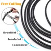Spiral Cable Wrap WorthPlanet 4mm Polyethylene Spiral Wire Wrap Cord