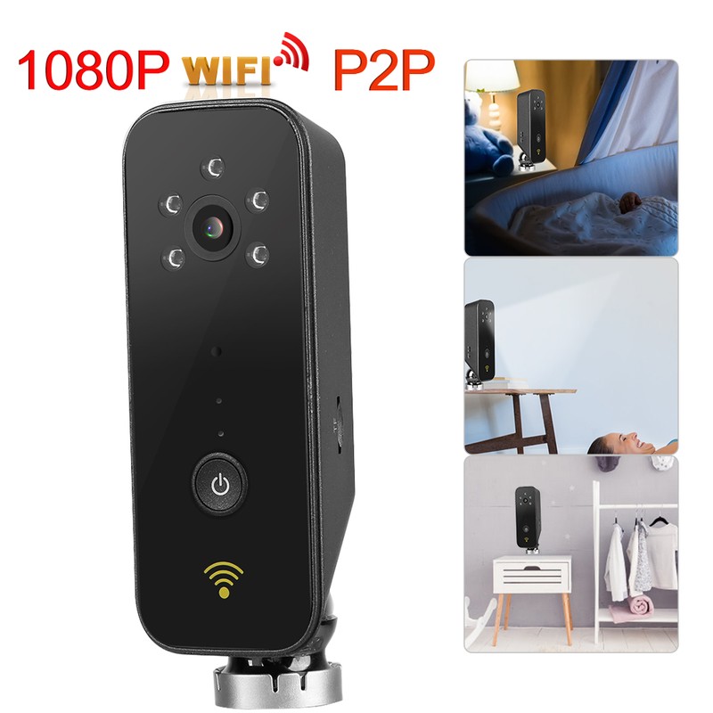 Mini 1080P Wifi Wide Angle P2P Ir cUT night Vision