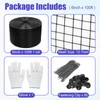 Solar Panel Bird Mesh Kit 6in x 100ft，Bird Deterrent PVC