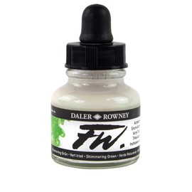 Daler Rowney Acryl Farbe FW Acrylfarbe, 29,5-ml-Flaschen, verschiedene Farben Burnt Umber