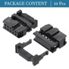 QUARKZMAN 10 Position Female IDC Socket x 10 Pieces Flat