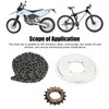 114 Link Drive Chain 410 Sprocket 16 Tooth Sprocket Kit
