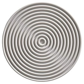 Zone Denmark Rocks Bar Mat Non Slip Cocktail Mat 6.15" Diameter Warm Grey