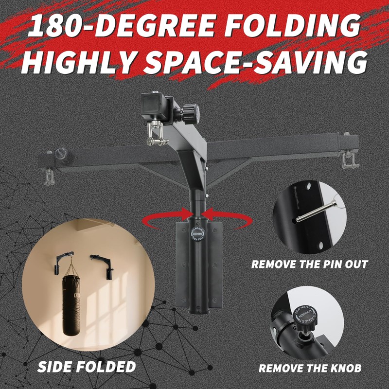 Pvrud Heavy Bag Hanger Wall Mount Punching Boxing Bag Bracket
