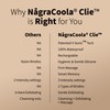 NågraCoola CLIE 2.0 Silicone Face Scrubber, Facial Cleansing Brush, Rechargeable,