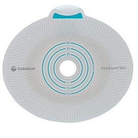 SenSura Mio Flex Trim to Fit Ostomy Barrier Elastic Adhesive 70 mm Flange 5 per Box 10571